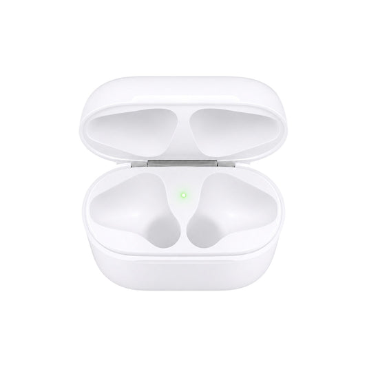 Oplaadcase AirPods 1e generatie, open, recht van voren