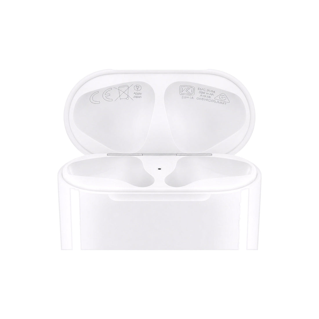 Oplaadcase AirPods 2e generatie, gravering in het deksel