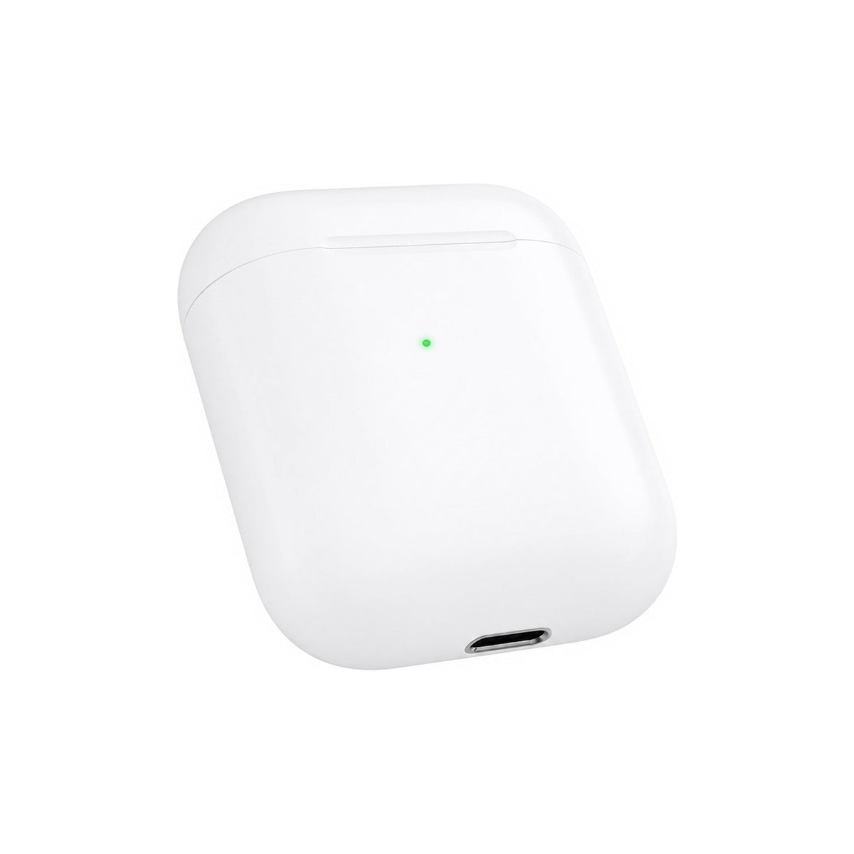 Oplaadcase voor AirPods 1 en 2 (voorbeeldfoto; de draadloze case A1938 heeft het lampje aan de voorkant)
