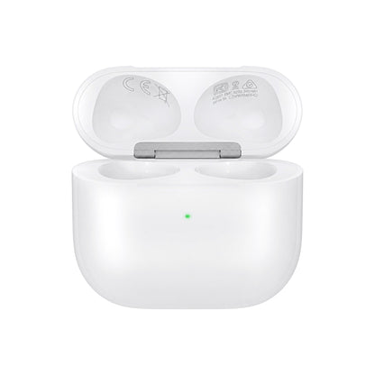 AirPods 3e génération – boîtier de charge d'origine – ouvert, vu du dessus