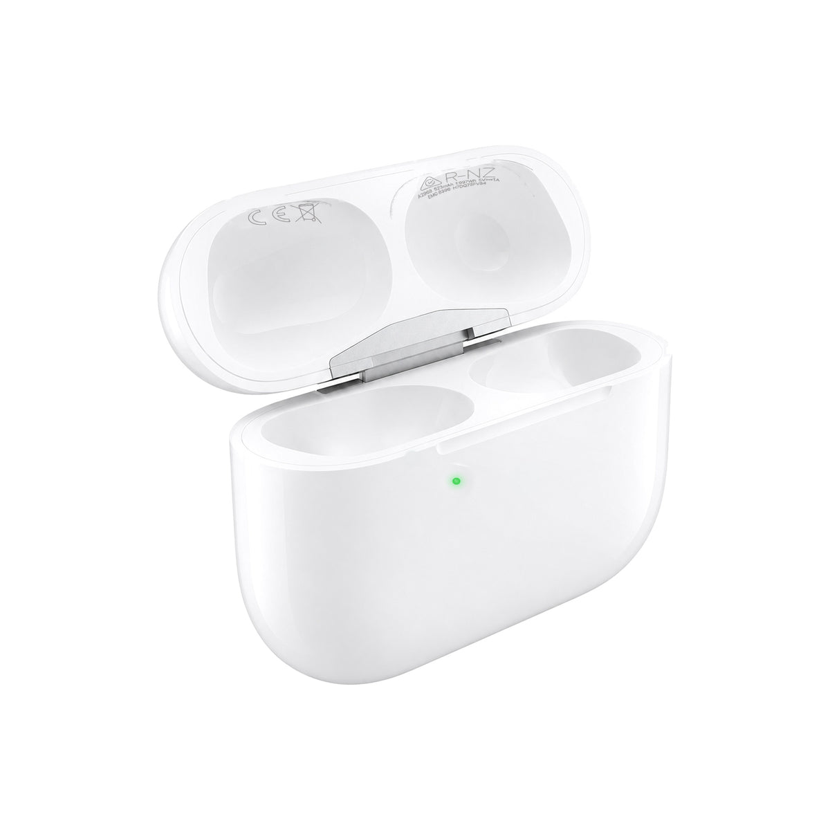AirPods Pro 2e generatie – originele oplaadcase – open-driekwart (USB-C)