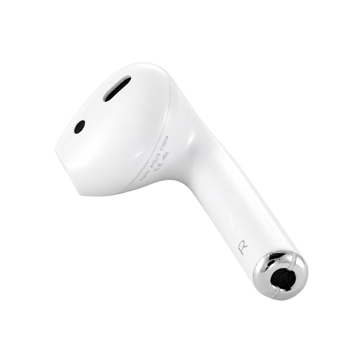 Right AirPod – 1st generation (individual replacement) – charging contact + model line