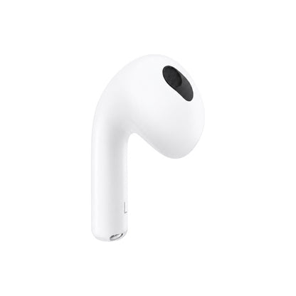 Losse linker AirPod 3e generatie, driekwart aanzicht, andere kant